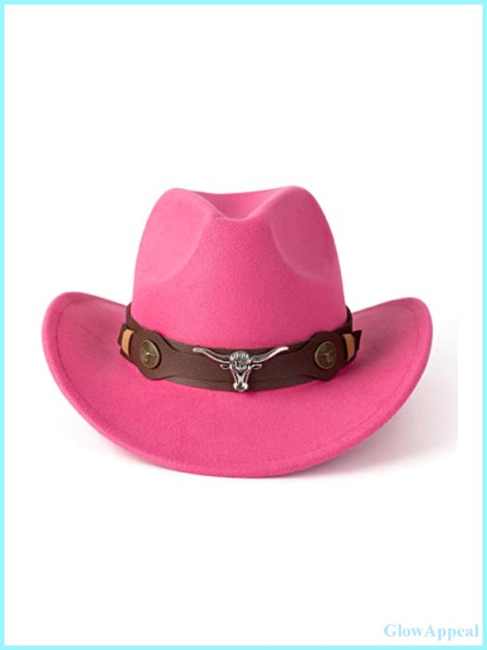 Western Cowboy Hat Wide Brim Cotton Blend Adjustable